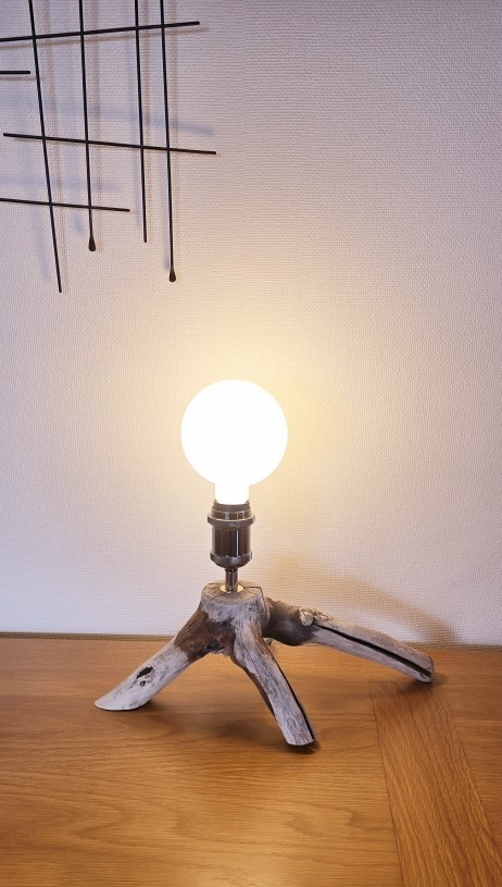 Lampe bois