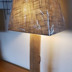 Grande lampe en bois flotté naturelle