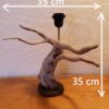 Lampe bonzaï bois flotte