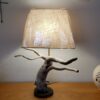 Lampe bonzaï en bois