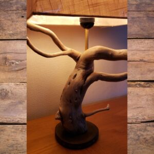 Lampe « Bonzaï » en bois flotté