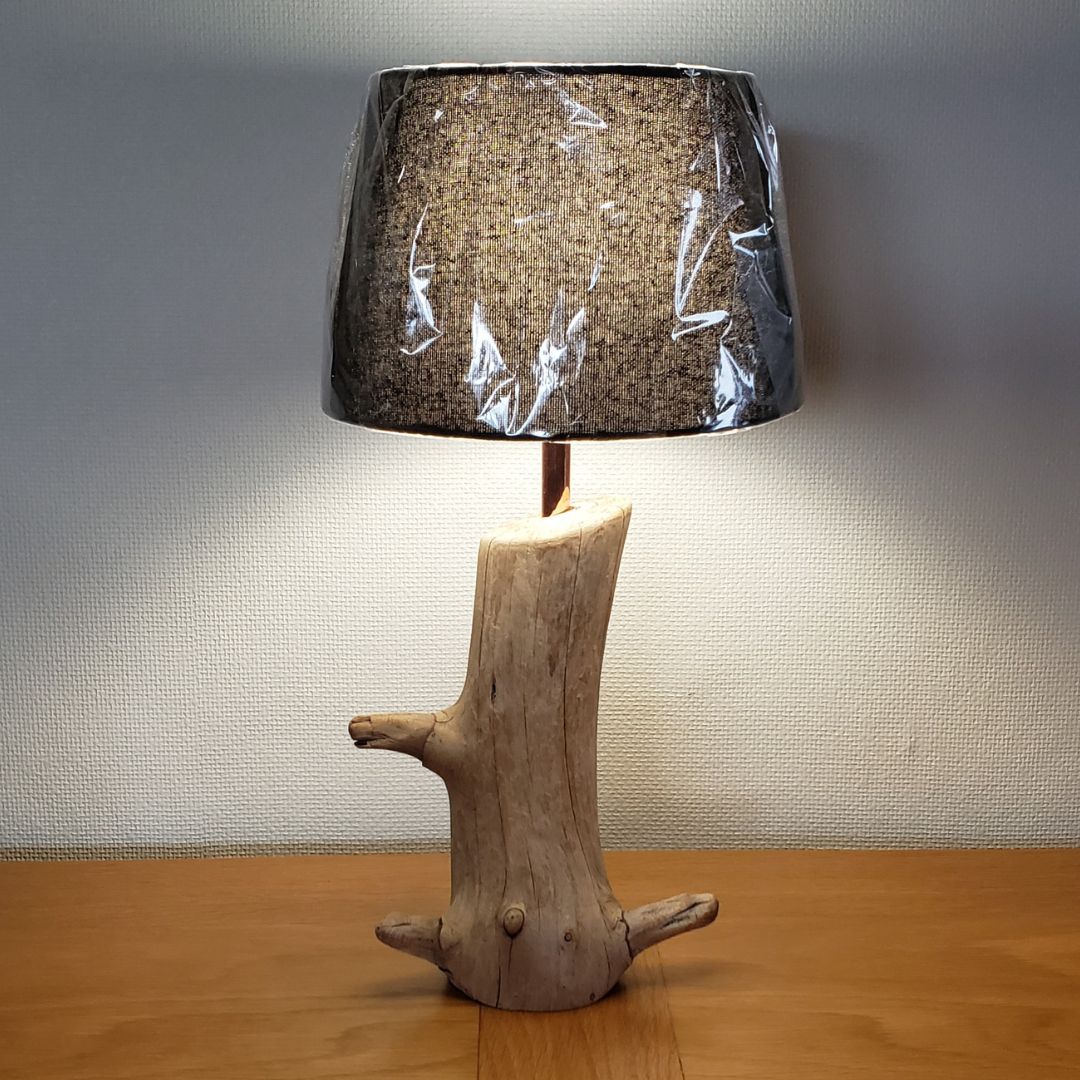 Petite lampe bois