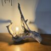 Lampe bouleau flotté