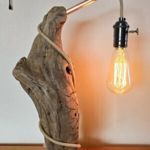 Lampe en bois