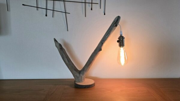 lampe bois V