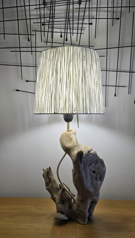 lampe bois originale