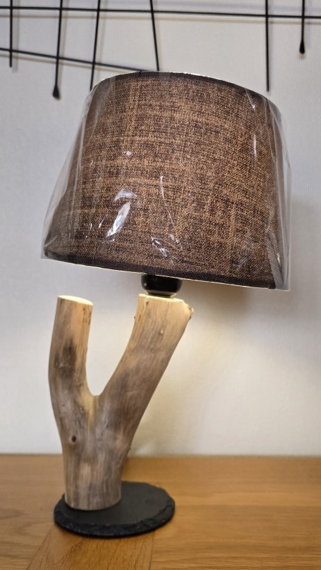 Petite lampe bois