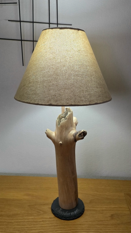Lampe nomade bois