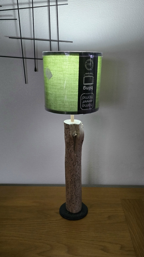 Lampe nomade bois flotté