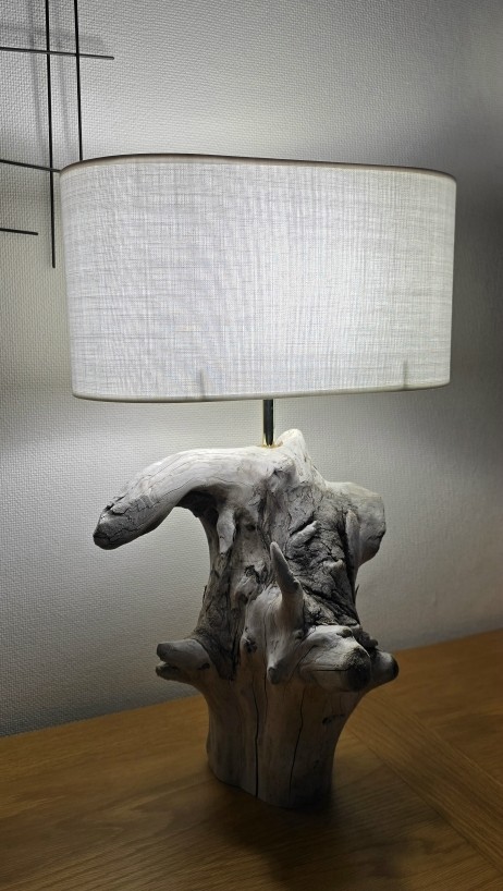 Lampe bois