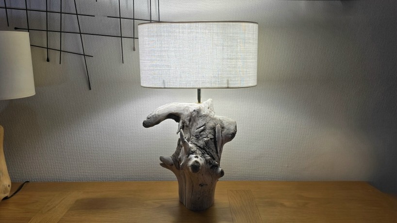 Lampe bois