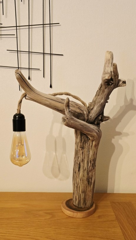 Lampe bois