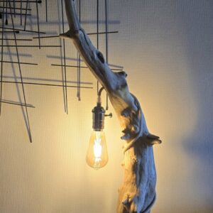 grande lampe bois
