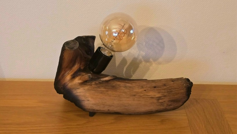 Lampe bois