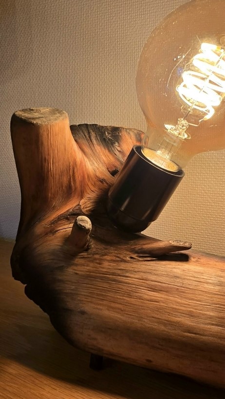 Lampe bois