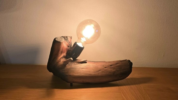 Lampe bois