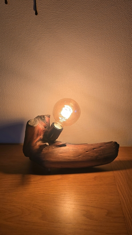Lampe bois