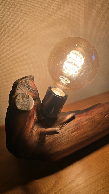 Lampe bois