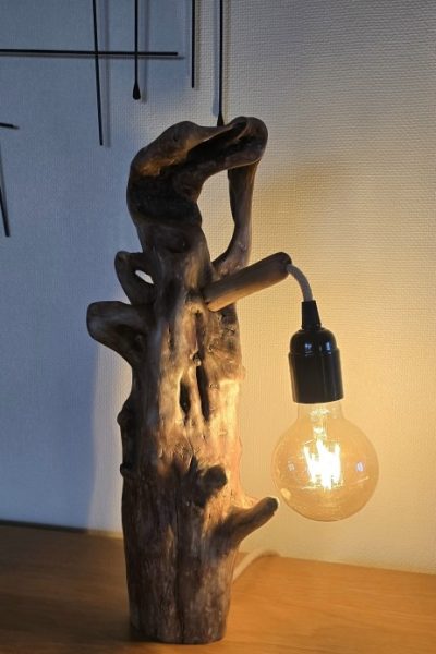 Lampe bois